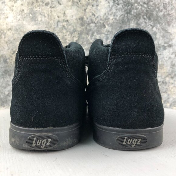 LUGZ Men's Size 11 Strider 2 Black Leather Suede Lace-Up Chukka Ankle Boots - Picture 8 of 15